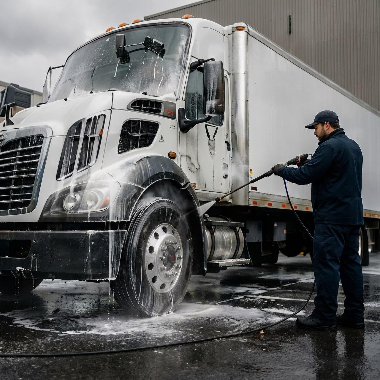 Lavage de véhicules sans contact